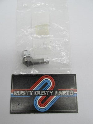 K&L NOS Valve Stem 8mm Stem Base 90 Degree Bend Silver 32-2978
