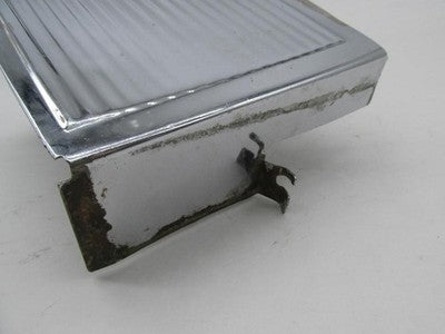 Harley-Davidson Chrome Patina Shovelhead Chrome Ribbed Battery Cover
