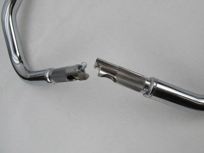 Fat Baggers NOS 905014 EZ Install Pointed Top Handlebars 14", Chrome 0