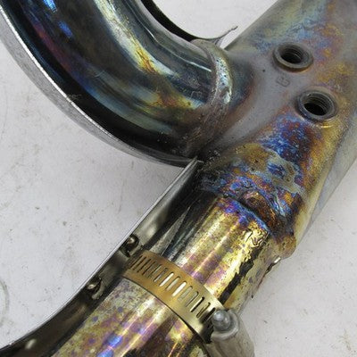 Harley OEM 10-16 Touring Catalytic Exhaust Header w/ Chrome Shields 66