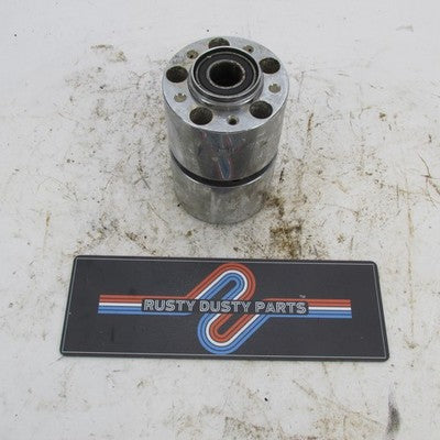 1" Axle Custom Chrome 6" Wheel Hub Flange Spacer Assembly Harley Chopp