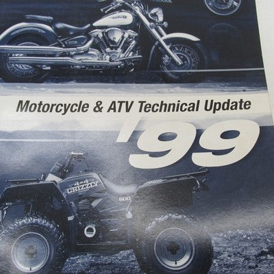 Yamaha OEM 99 Motorcycle ATV Tech Update Factory Manual Book LIT-17500