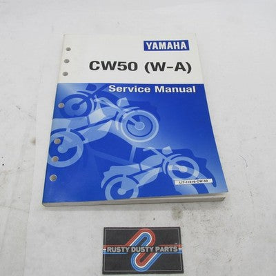 Yamaha OEM CW50 (W-A) Service Shop Repair Manual LIT-11616-CW-50 LIT-1