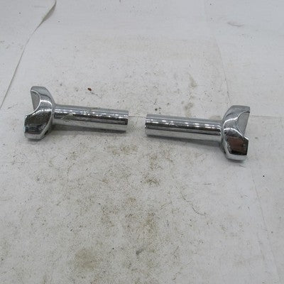 Pair of Harley Davidson OEM Straight Chrome 4.25" Handlebar Risers 1 5