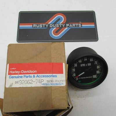 Harley-Davidson Aermacchi OEM NOS AMF '74-'78 Tachometer 92062-74P