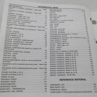 Harley Davidson Official Factory 2014 FLHTKSE Models Parts Catalog 994
