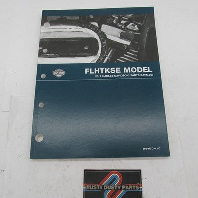 Harley Davidson Official Factory 2017 FLHTKSE Model Parts Catalog 940