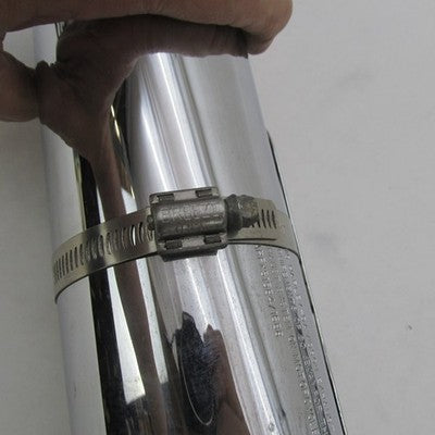 Pair Harley OEM Chrome Catalytic Slip-On Exhaust Mufflers FXST 08-17 6