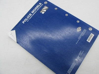 Harley-Davidson Official Factory 2011 Police Models Parts Catalog 9954
