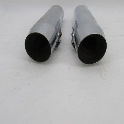 Harley Davidson OEM Stock Touring Chrome Mufflers Pair 64900235 649002