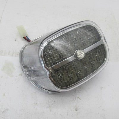 Harley-Davidson OEM Bar & Shield LED Tail Lamp Smoke Lens Chrome Bezel