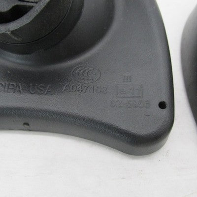 Pair Harley OEM Black Fairing Mount Tapered Rearview Mirrors 46R-02806