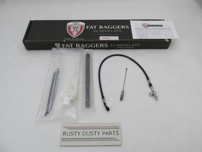 Fat Baggers NOS NIB 14" Black EZ Install Handlebar Kit 2021-23 Touring