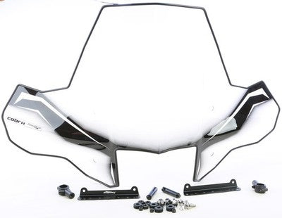 Powermadd Pro Tek ATV Windshield Headlight Cut Out with Standard Mount