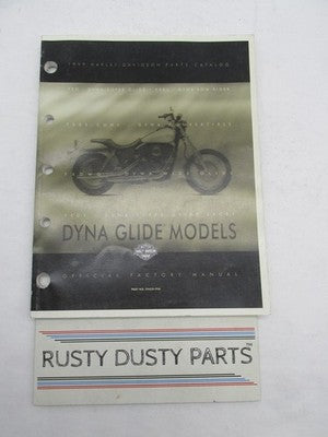 Harley-Davidson Official Factory 1999 Dyna Models Parts Catalog 99439-