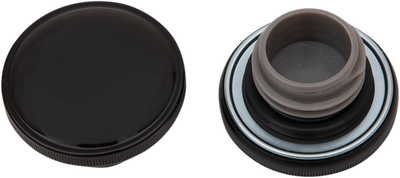 Drag Specialties Screw-In Gas Caps Black w/o Vent 0703-0818