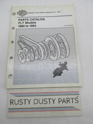 Harley-Davidson Official Factory 1980 to 1983 FLT Models Parts Catalog