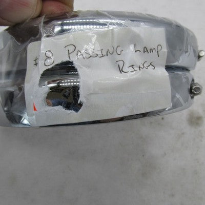Pair of Harley-Davidson OEM Chrome Passing Lamp Trim Rings 69622-99B