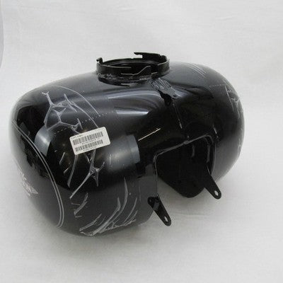 New Harley OEM 09-13 Touring FLHTC Fuel Tank Vivid Black Pinstripe 613