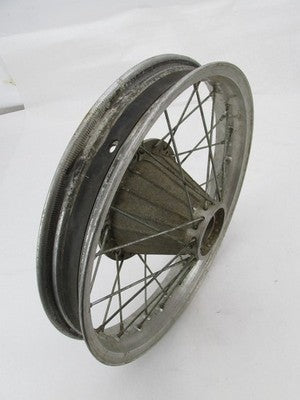 Vintage Maico Enduro Akront Wheel Rim with Concical Hub and Spokes