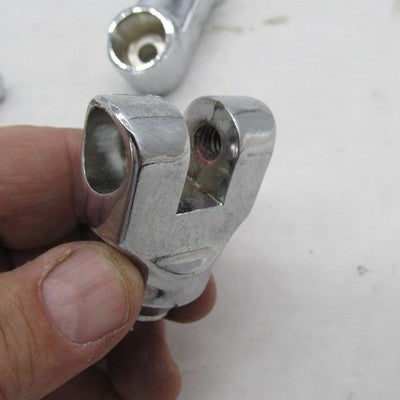 Mixed Lot of Harley Davidson Chrome Footpeg Clevis Mounts Misc Hardwar