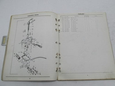 Honda Official Factory 1974 ATC90 K2 Parts Catalog Book