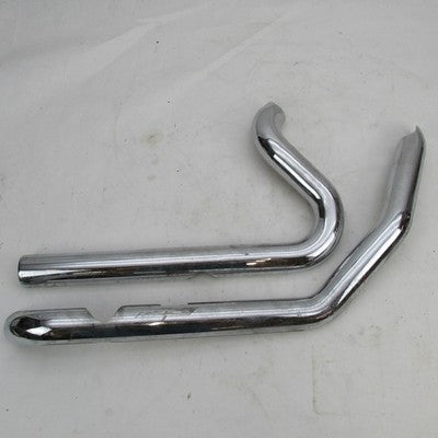 Harley Davidson OEM NOS Set of Chrome Exhaust Heat Shields