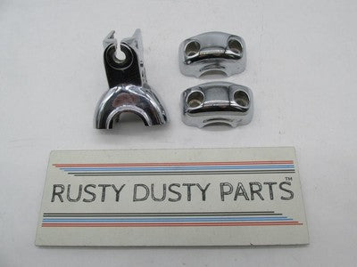 Mixed Lot of Harley-Davidson Chrome Handlebar Perch Clamps