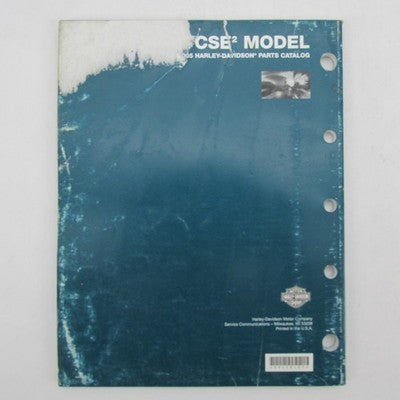 Harley-Davidon Official Factory 2005 FLHTCSE2 Model Parts Catalog 9942