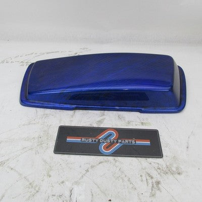 Harley OEM 93-13 Touring Right Saddlebag Lid Custom Paint Blue Streak