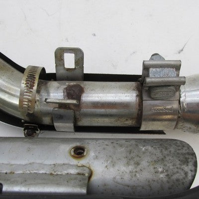 Harley Stock Softail or Dyna Chrome Exhaust System & Python Slash-Cut