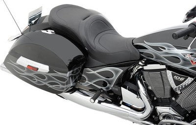 Drag Specialties Low-Profile Touring Seat for Victory OEM Backrest 081