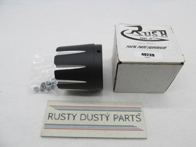 Rush Harley Davidson NOS Black Exhaust Muffler End Cap  Tip 4023B