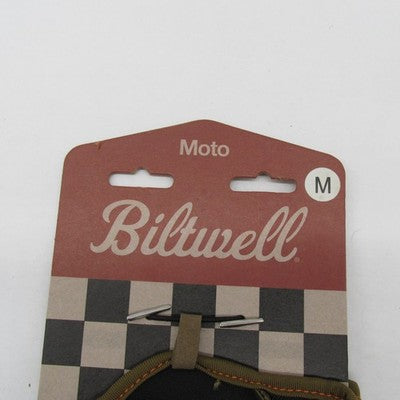 Biltwell NWT Moto Gloves - Medium - Brown/Orange 1501-0206-003 | 3301-