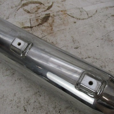 Pair of Harley OEM Softail Fat Boy Deuce Mufflers w/ Shields 65890-00