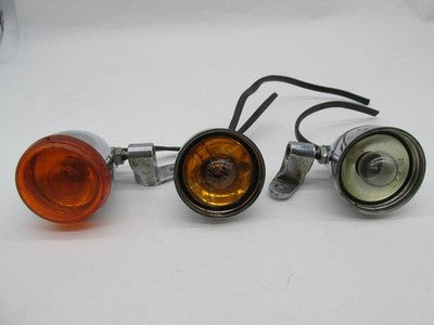 Mixed Lot of 3 Harley-Davidson Genuine Chrome Bullet Turn Signals Asse
