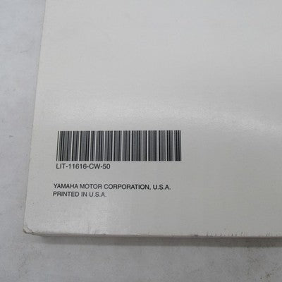 Yamaha OEM CW50 (W-A) Service Shop Repair Manual LIT-11616-CW-50 LIT-1
