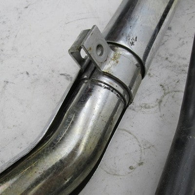 Harley Vance & Hines Chrome Straight Shots Exhaust Muffler Pipe w/ Mou