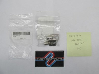Harley-Davidson Genuine NOS Barrel Key Set 71452-91A Code 3506