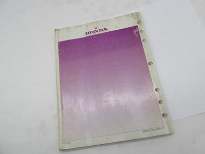 Honda Official Factory Genuine 1987 CH150 Elite 150 Service Manual