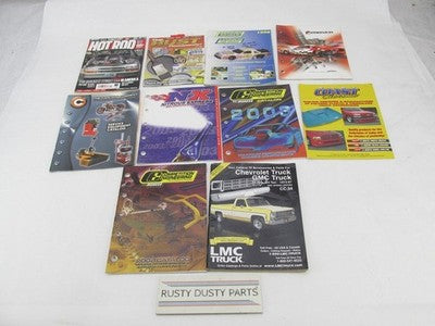 Mixed Lot of 10 Hot Rod Chevy Auto Enthusiast Magazines and Catalogs