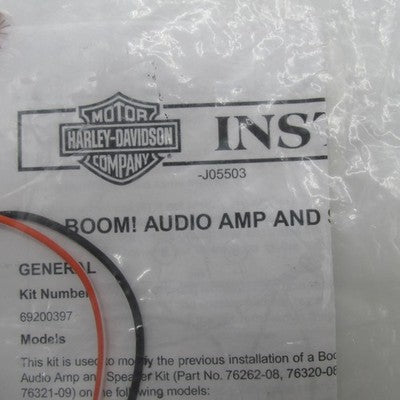 Harley-Davidson OEM NOS Amp & Speaker Relay Service Kit 69200397
