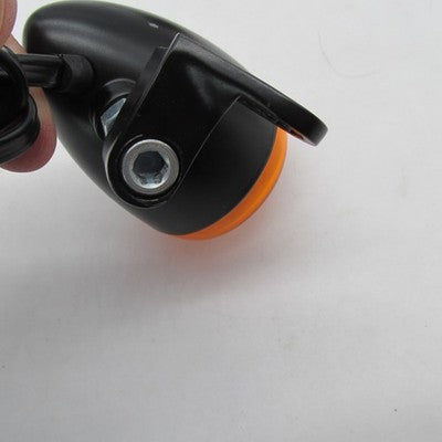 Genuine Harley-Davidson OEM Matte Black Bullet Turn Signal Light Pair