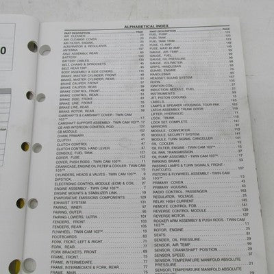 Harley Davidson Genuine 2011 Trike Models Parts Catalog Official 99602