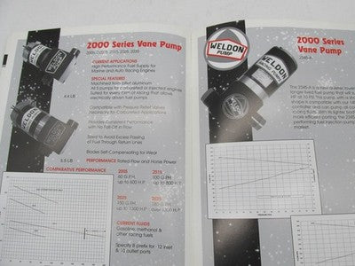Weldon Racing Pumps Parts Brochure Sales Catalog
