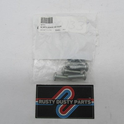 Lot of 6 Harley-Davidson OEM NOS 5/16"-18 x 1" Hex Socket Button Screw