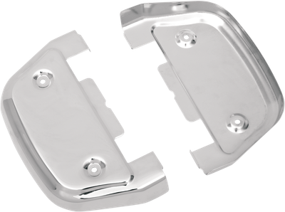 Drag Specialties Passenger Floorboard Covers Chrome 1621-0123