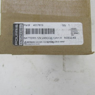 Polaris OEM NOS 12V 13AH 245CCA Victory Indian AGM Battery 4017819