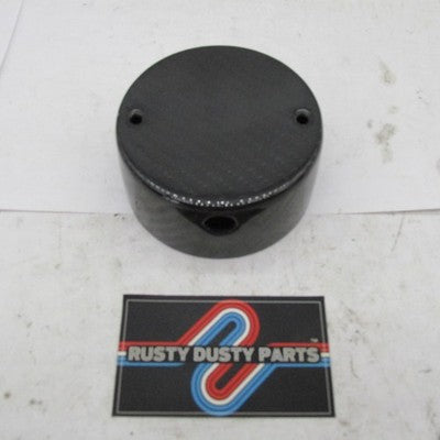 Thrashin Supply Softail Gauge Relocation Pod Cover Part Black w Carbon