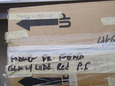 Harley Genuine NOS 1995 FXDWG Black Red Pin Stripe Front Fender 59922-